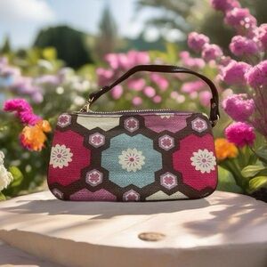 Spartina 449 Linen Daufuskie Island Wallet Organizer Wristlet